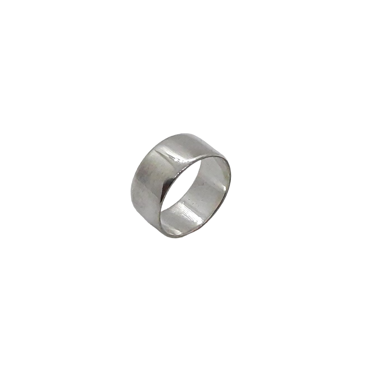 Silver band ring handmade to size by VerdeRame Jewels