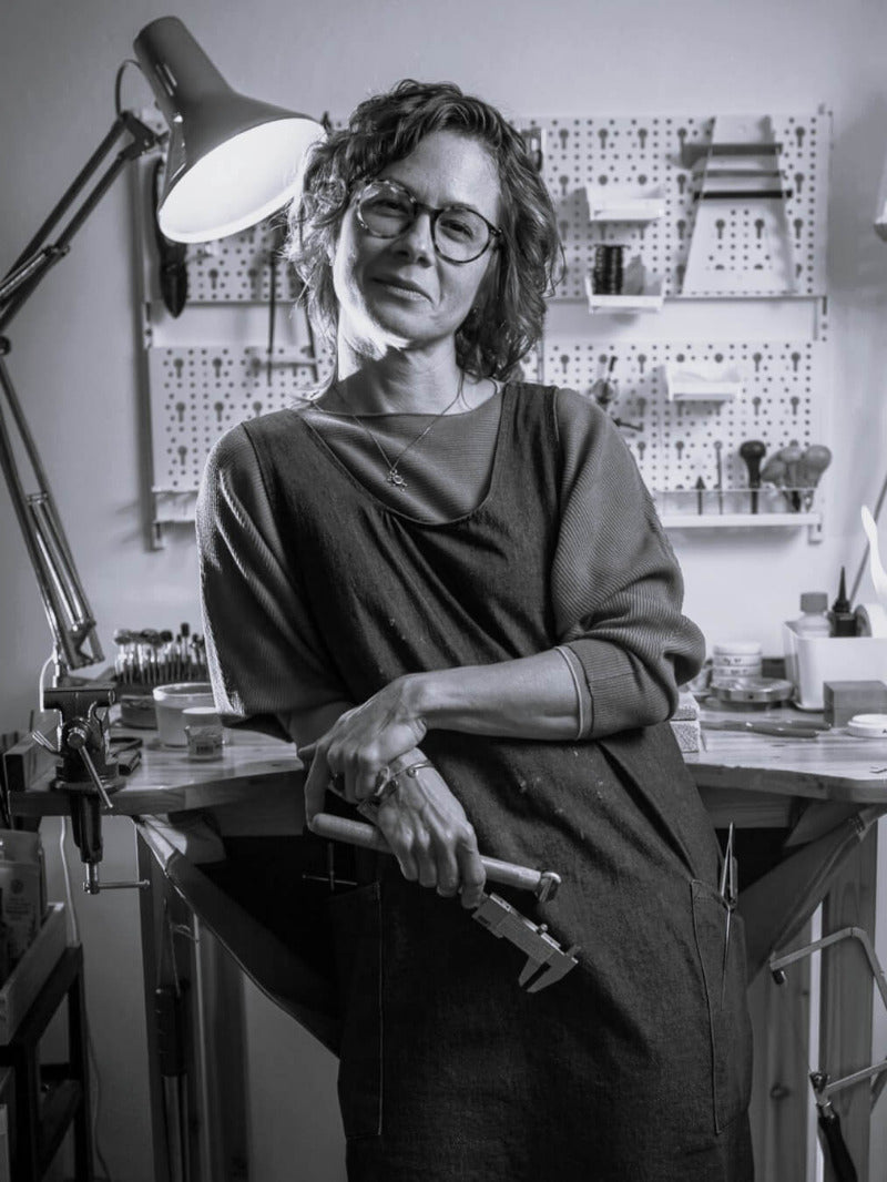 Portrait of VerdeRame Jewels, artisan goldsmith in Copenhagen